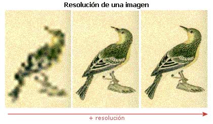 resolucion de imagen